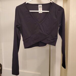 Gymshark Criss-cross Crop Top Long-sleeve Women's Small